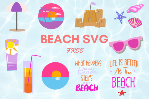 Beach SVG Free: Your Instant Escape to Sun and Sand