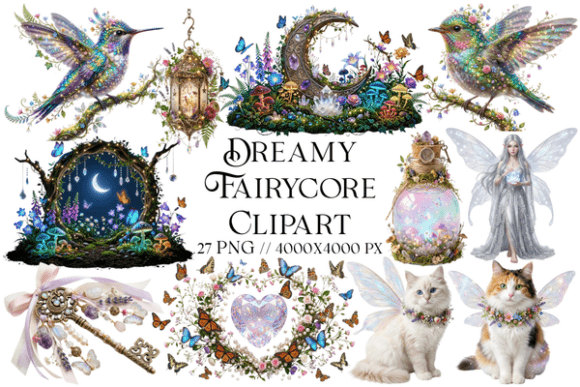 Dreamy Fairycore Clipart: A Creative Toolkit for Whimsical Design