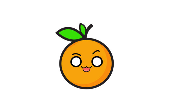 Kawai Fruit Apple Citrus Sweet: A Vibrant Creative Asset