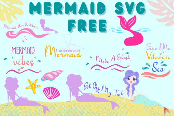 Unleash Your Inner Siren with Sea Mermaid SVG Free