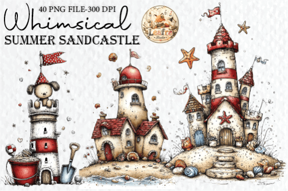 Whimsical Summer Sandcastle Clipart: A Designer's Guide to Coastal Charm